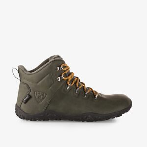 KILPI BARE HIGH WP-U Tmavě Zelené | Outdoorové barefoot boty - 41