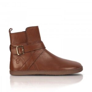 SHAPEN DIVINE Brown | Dámské barefoot kotníkové boty - 40