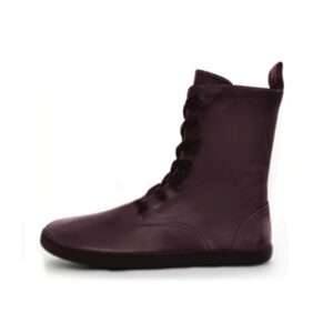 SHAPEN MAVERICK Bordeaux | Kotníkové barefoot boty - 40
