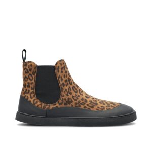 GROUNDIES SIENNA WOMEN Black Leo | Dámské barefoot chelsea boty - 43