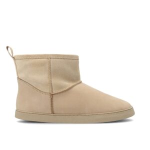 GROUNDIES COZY BOOT Low Cappuccino | Dámské barefoot válenky - 43
