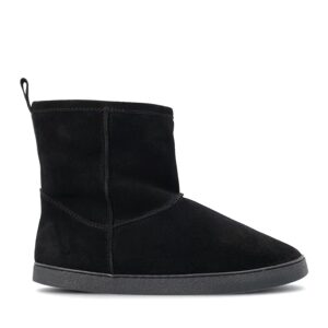 Dámské Barefoot Zateplené Boty GROUNDIES® COZY BOOT 2.0 Černé - 42