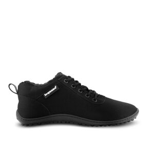 LEGUANO GALAXO Black | Zateplené barefoot boty - 43