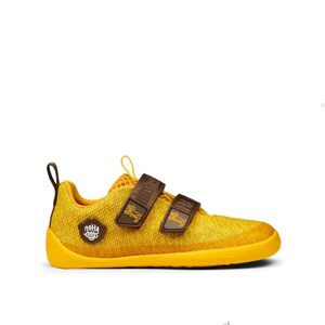 AFFENZAHN SNEAKER KNIT HAPPY TIGER Yellow  | Dětské barefoot tenisky