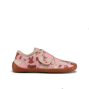 AFFENZAHN SLIPPER COTTON MOVE DEER Pink | Dětské barefoot přezůvky - 24