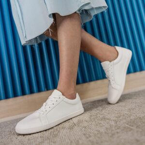 SHAPEN TENISKY FEELIN Uni White Leather | Barefoot tenisky - 47