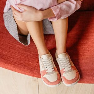 SHAPEN TENISKY RE:WIND Peach Leather | Barefoot tenisky - 41