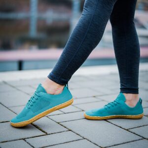 GROUNDIES ACTIVE KNIT WOMEN Torquois Jade | Dámské barefoot sportovní tenisky - 47