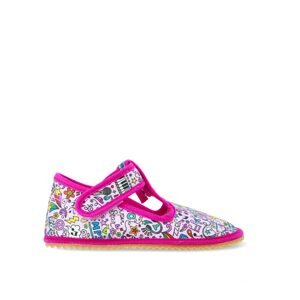 BEDA PAPUČE BFN 170020/W Music | Dětské barefoot přezůvky - 36