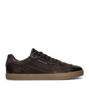 GROUNDIES Nova Special Espresso / Croco | Dámské barefoot tenisky - 37
