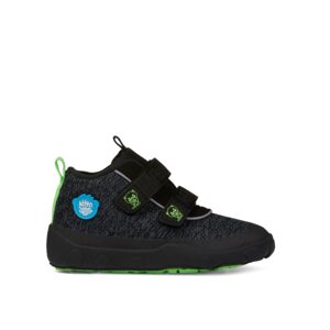 AFFENZAHN LOWBOOT KNIT PANTHER Black | Dětské celoroční barefoot boty