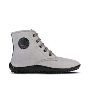 LEGUANO CHESTER Light Grey | Kotníkové barefoot boty - 47