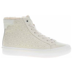 Dámská kotníková obuv Calvin Klein HW0HW01675 0LD Dk Ecru Mono 38