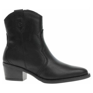 Dámské polokozačky Tamaris 1-25702-41 black leather 40