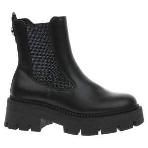Dámské polokozačky Tamaris 1-25475-43 black glam 38