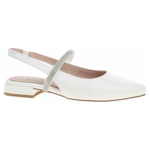 Dámská společenská obuv Marco Tozzi 2-89600-44 ivory patent 38
