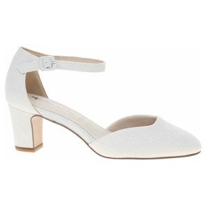 Tamaris dámská společenská obuv 1-24432-41 white glam 38