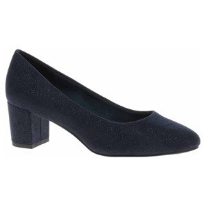 Dámské společenské lodičky Marco Tozzi 2-22438-43 navy metallic 40