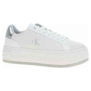 Dámská obuv Calvin Klein YW0YW01766 0LI Bright White-Silver 39