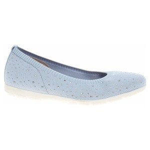 Dámské baleriny Caprice 9-22107-42 lt.blue knit 42