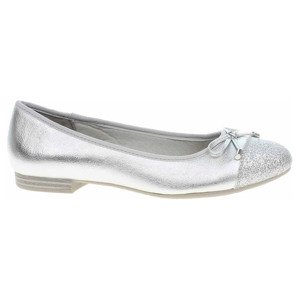 Dámské baleriny Marco Tozzi 2-82100-42 silver comb 40