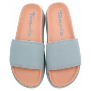Dámské plážové pantofle Tamaris 1-27511-44 lt.blue comb 41