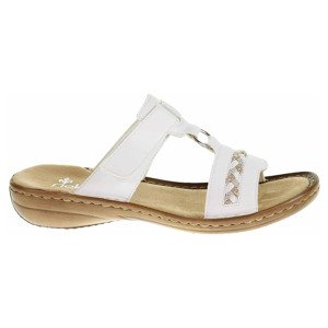 Dámské pantofle Rieker 60888-80 weiss 39