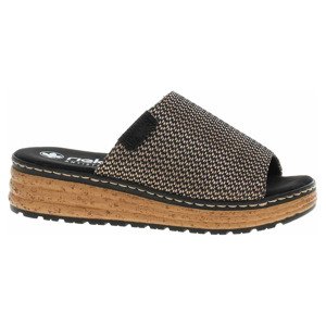 Dámské pantofle Rieker 62768-90 schwarz 41
