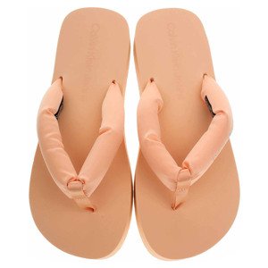 Plážové pantofle Calvin Klein YW0YW01400 TNB Peach Dream 39