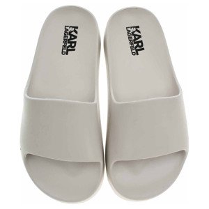 Dámské plážové pantofle Karl Lagerfeld KL86000 VGT off white eco 40