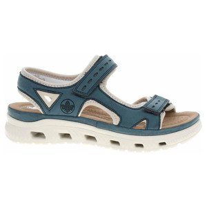 Dámské sandály Rieker 64066-14 blau kombi 40