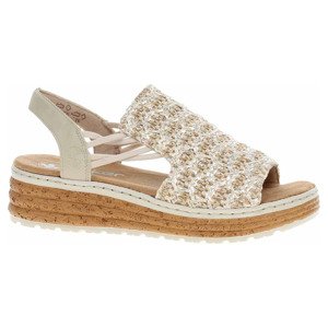Dámské sandály Rieker 62741-60 beige 39
