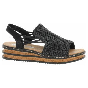Dámské sandály Rieker 62941-00 schwarz 37