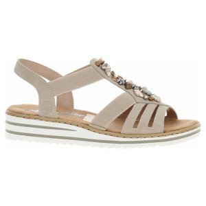 Dámské sandály Rieker V0649-62 beige 40