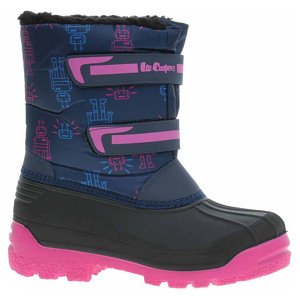 Dívčí sněhule Lee Cooper LCJ-23-44-2007K navy-fuchsia 32