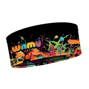 WAMU Sportovní čelenka GAME ON, černá Velikost: L