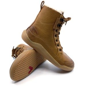Dámské zimní boty Vivobarefoot Gobi Boot Warmlined Womens Light Tan Velikost: 39