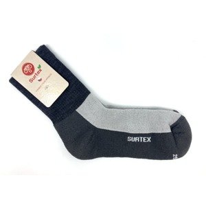 Ponožky Surtex 75% Merino VOLNÝ LEM Šedé Velikost: 38 - 41