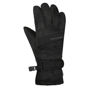 Dětské lyžařské rukavice Hannah MOJO JR black mel/ anthracite Velikost: 9 - 10 let