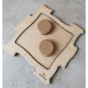 Dřevěné puzzle FunnyTouch - Korkové kolečka, Transparent