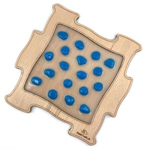 Dřevěné puzzle FunnyTouch - Modré kameny, Transparent