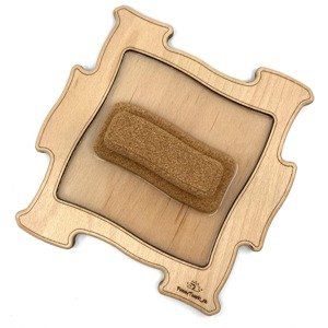 Dřevěné puzzle FunnyTouch - Masážní vlna, Transparent