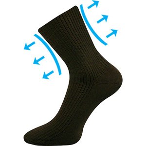 Boma® Ponožky Boma Viktor - hnědá Velikost: 41-42 (27-28)