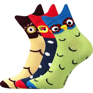 Boma® 3PACK Ponožky Boma Xantipa 34 - 3D - mix A Velikost: 39-42 (26-28)