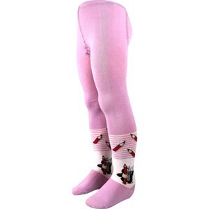 Boma® Punčochové kalhoty KR 222 - vzor 2 - fialová Velikost: 122-128