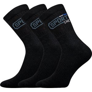 Boma® Ponožky Boma Spot 3pack - černá Velikost: 39-42 (26-28)