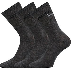 Boma® Ponožky Boma Spotlite 3pack - tmavě šedá Velikost: 39-42 (26-28)