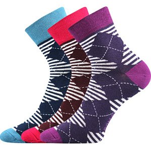 Boma® 3PACK Ponožky Boma Ivana 45 - mix Velikost: 35-38 (23-25)