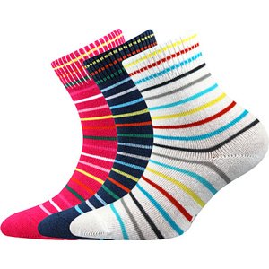 Boma® 3PACK Ponožky Boma Ruby - mix Velikost: 18-20 (12-14)