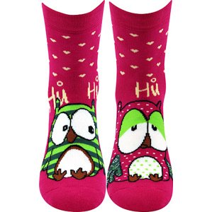 Boma® Ponožky Boma Pruhana 12 - magenta Velikost: 39-42 (26-28)